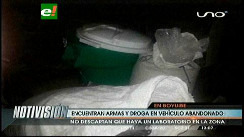 Encuentran vehículo con armas y 10 kg de cocaína en Boyuibe - eju.tv