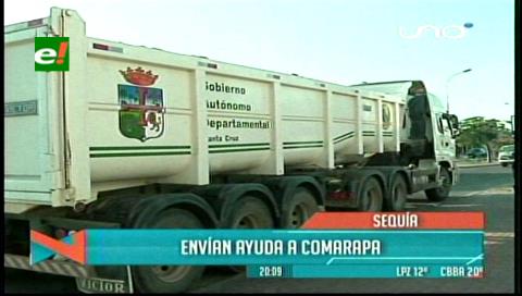 Sequía: Envían primeras 20 toneladas de forraje a Comarapa - eju.tv