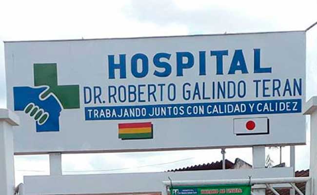 Hospital Roberto Galindo Foto: Erbol