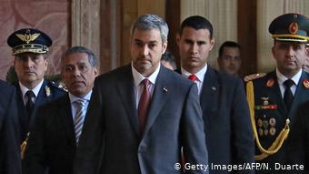 Paraguay Präsident Mario Abdo Benitez (Getty Images/AFP/N. Duarte)