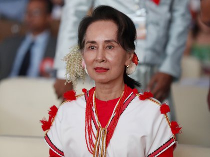 Aung San Suu Kyi, líder de facto del gobierno birmano y Nobel de la Paz (EFE)