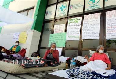 Huelga de hambre en el Hospital San Juan de Dios.