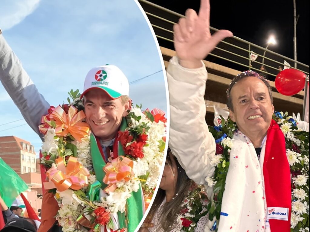Rodrigo Paz y Jorge Tuto Quiroga. / Foto: eju.tv.