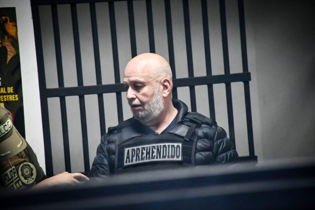 Arturo Murillo a su arribo a Bolivia. / Foto: Ministerio de Gobierno.