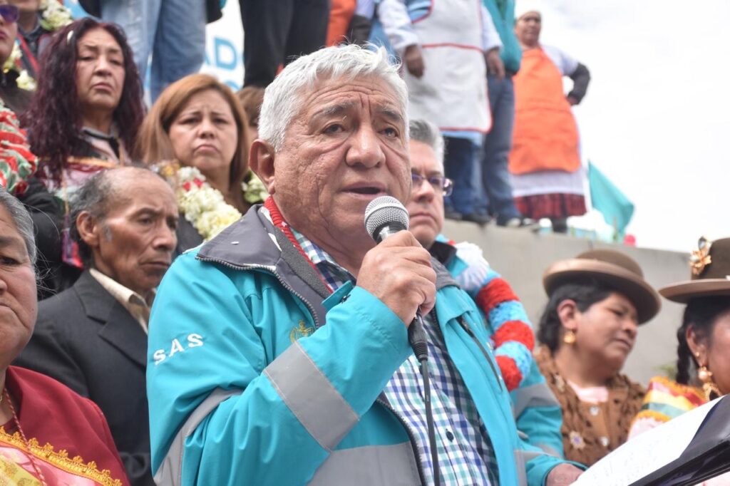 El alcalde de La Paz, Iván Arias. / Foto: GAMLP.