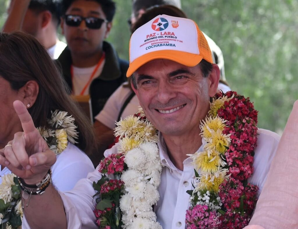 El candidato del PDC, Rodrigo Paz. / Foto: RPP.