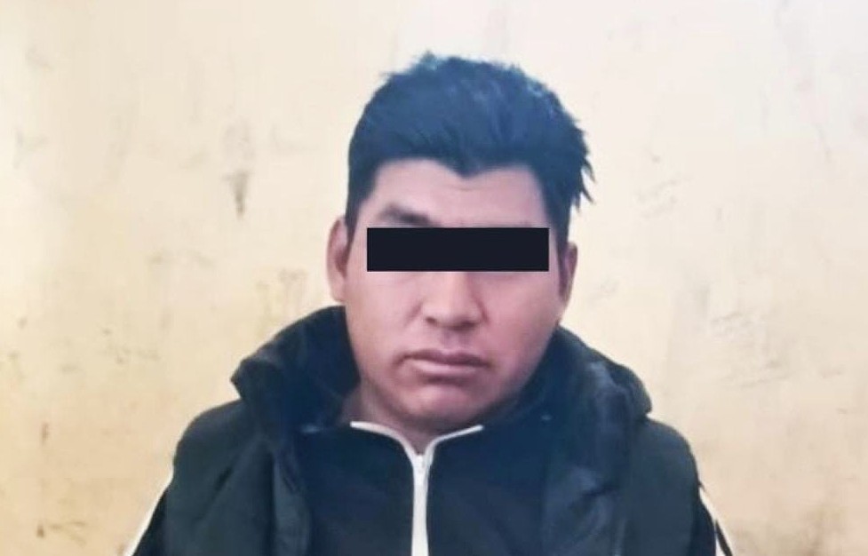 Limberth C. T., el presunto asesino del bombero sargento primero Jesús Alberto Mamani. / Foto: Min. Gobierno.