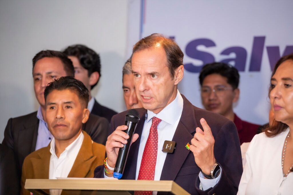 El candidato a la presidencia por Libre, Jorge Tuto Quiroga. / Foto: JTQ.