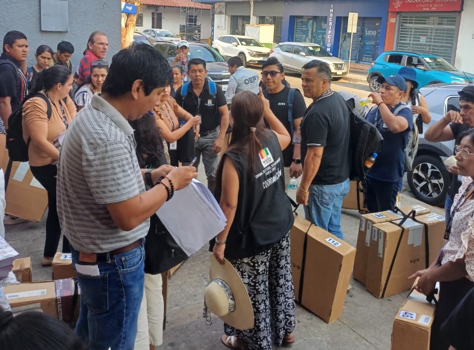 Capacitación de jurados electorales. / Foto: TED Santa Cruz.