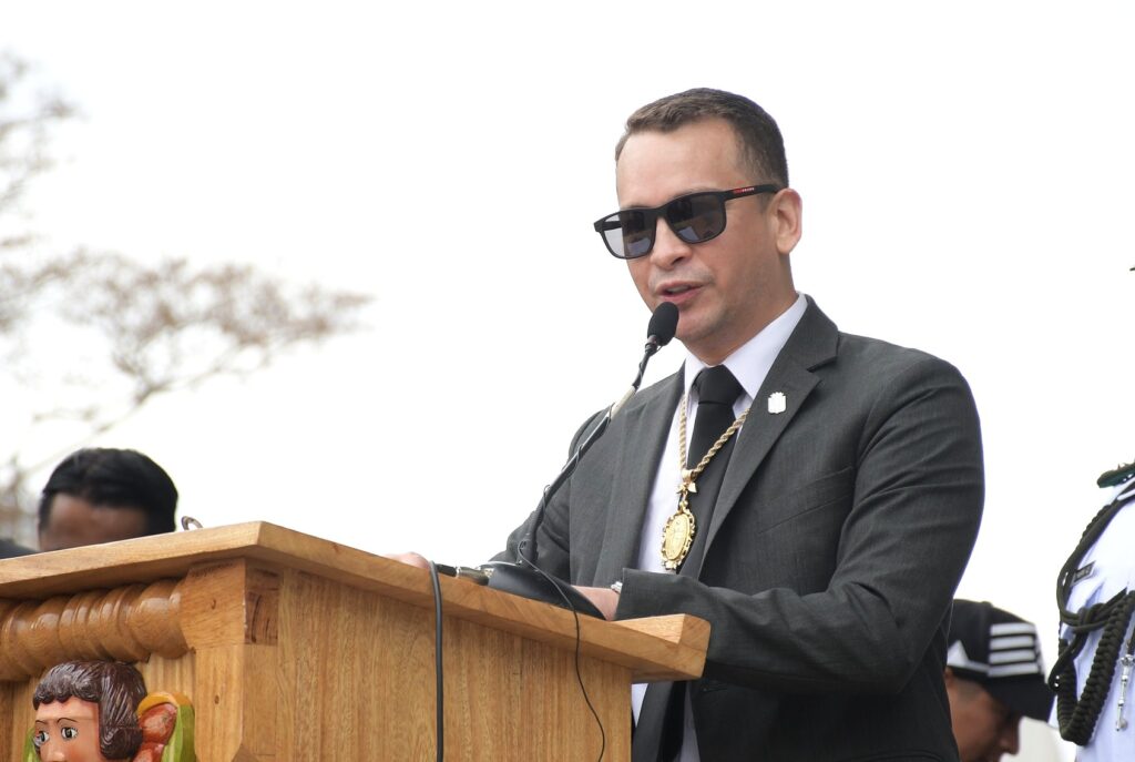 El presidente del TSJ, Romer Saucedo, en un acto en Santa Cruz. / Foto: TSJ.