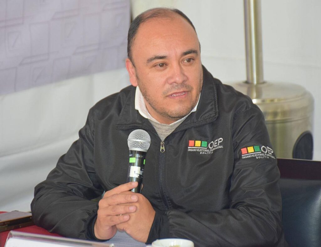 El vocal del TSE, Gustavo Ávila. / Foto: TSE.