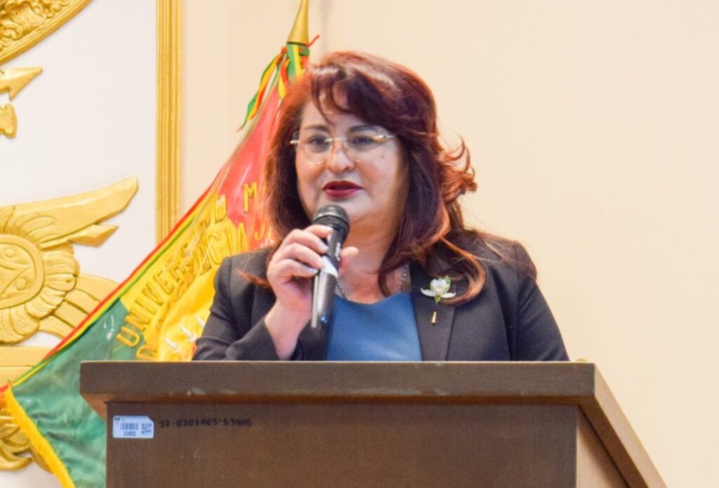 La magistrada Karem Gallardo.