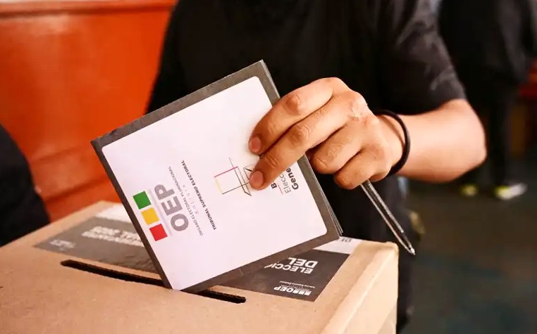 La votación en Bolivia. / Foto: AFP