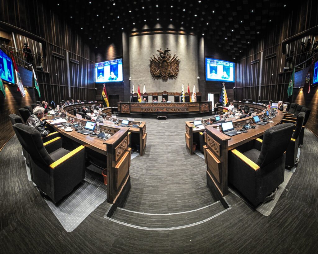 Una sesión de la Cámara de Senadores. / Foto: Senado.