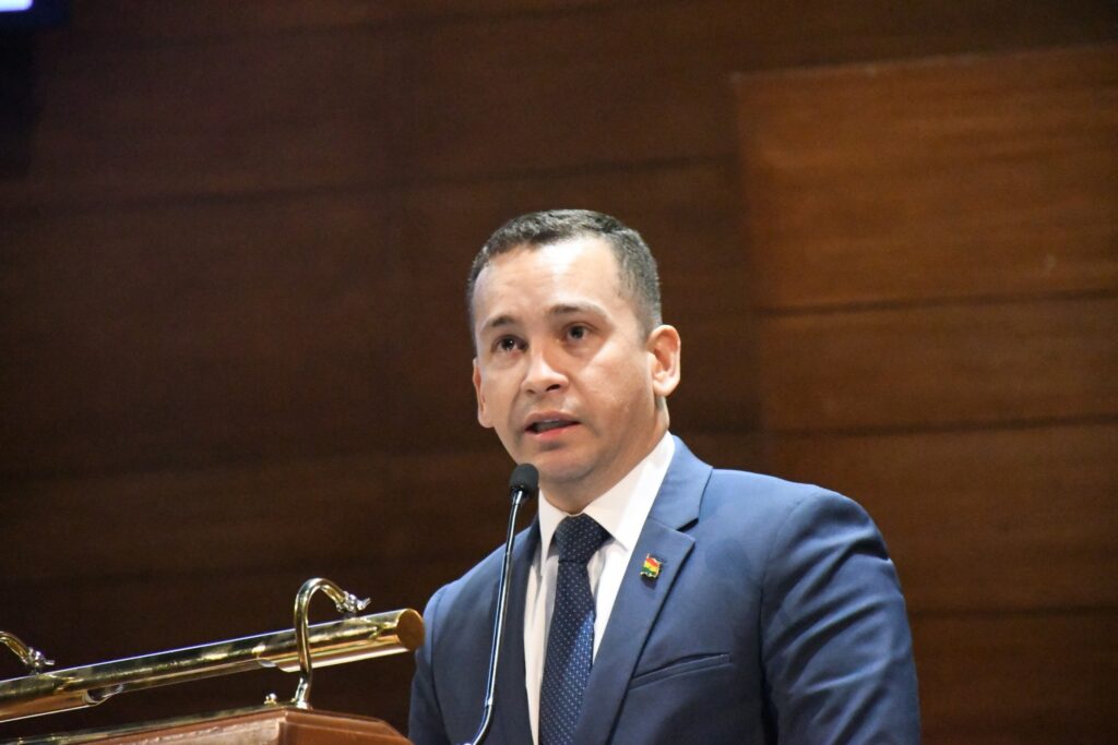 El presidente del TSJ, Romer Saucedo. / Foto: AJN.