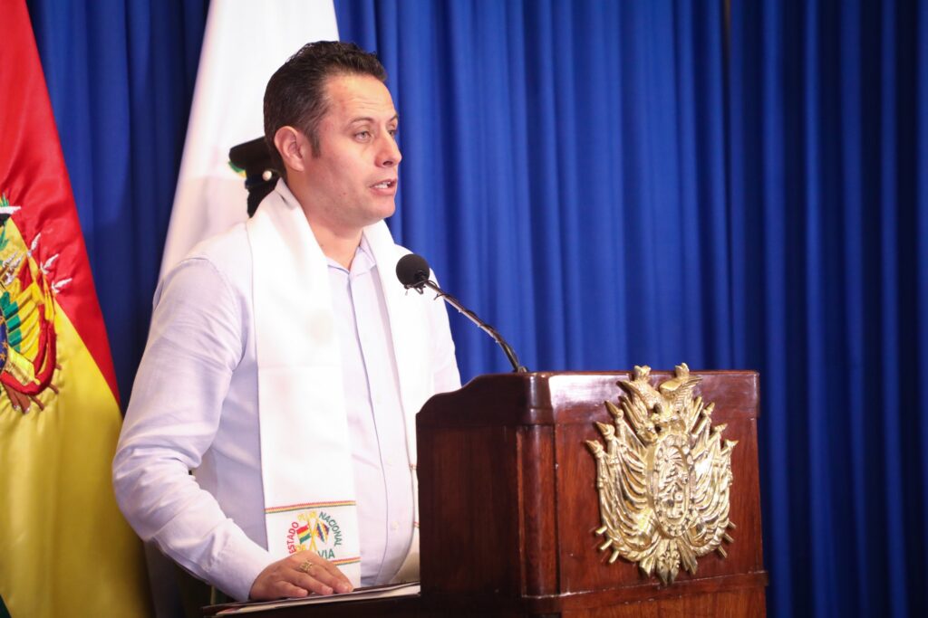 El vicepresidente Edmand Lara. / Foto: Vicepresidencia.