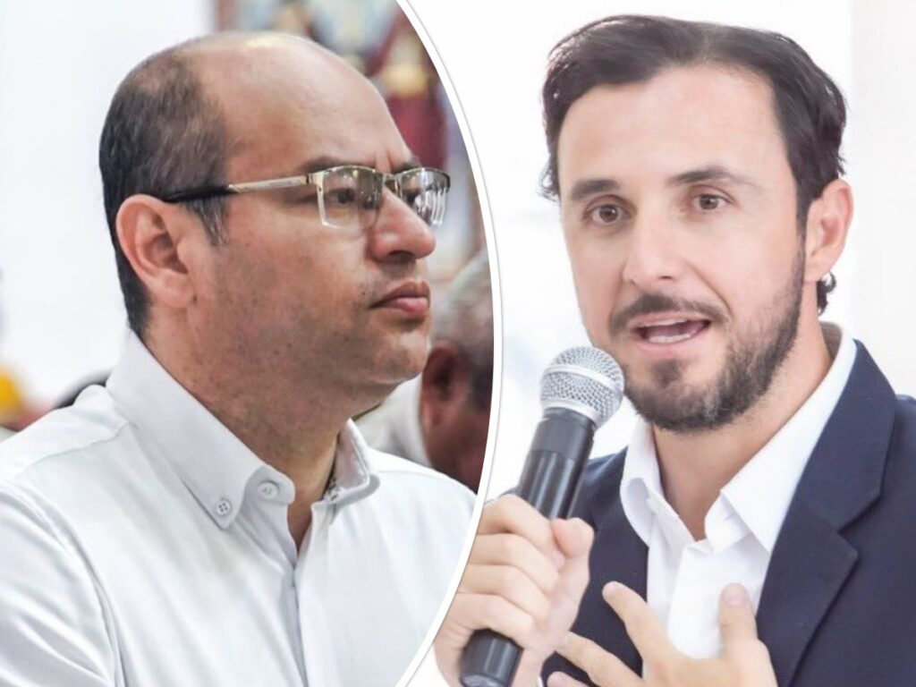 Erwin Bazán de Creemos y Juan Pablo Velasco de Libre. / Fotocomposición: eju.tv