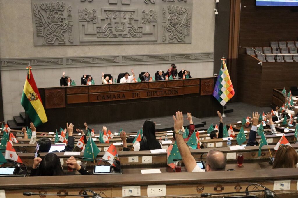 La sesión de la Cámara de Diputados del jueves. / Foto: CD.