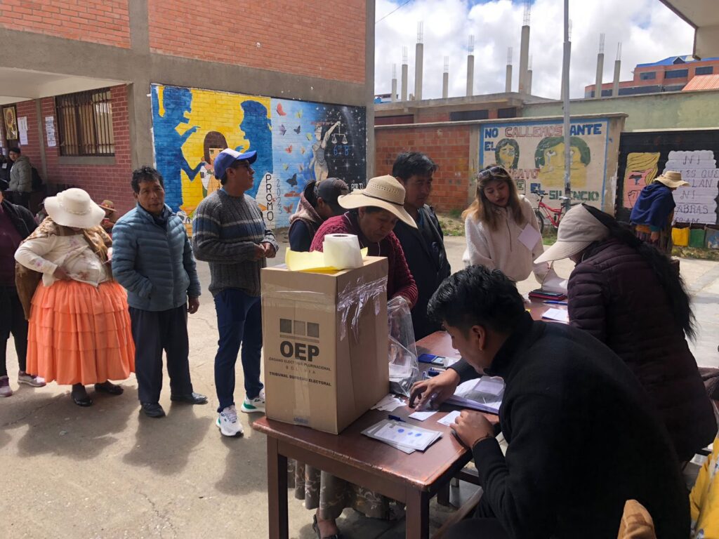 Las elecciones generales de 2025 en Bolivia. / Foto: TED La Paz.