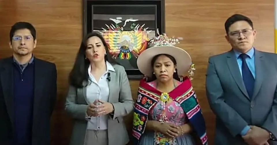 Los cuatro magistrados elegidos en las elecciones judiciales de 2024. / Foto: Archivo