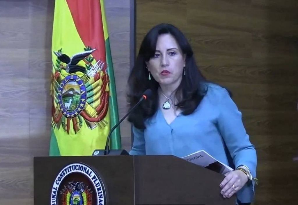 Paola Prudencio, la nueva presidenta del TCP. / Foto: La Hora del Orureño.