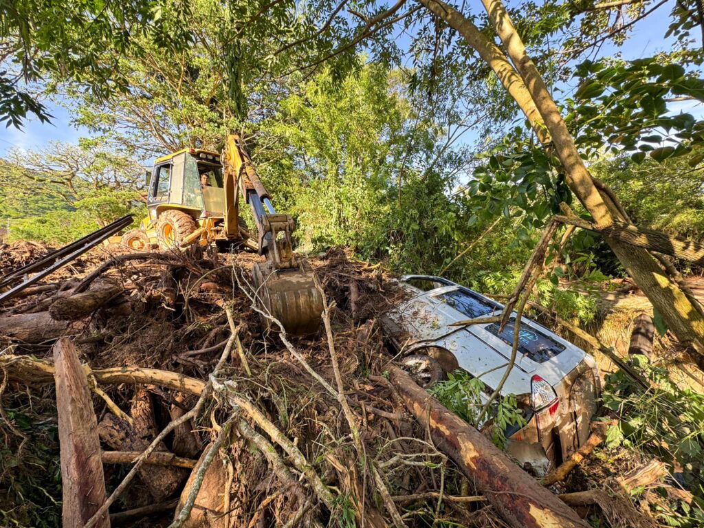 Una de las zonas afectadas en Samaipata. / Foto: Gobernación de Santa Cruz.