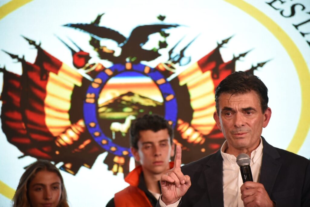 El presidente electo Rodrigo Paz. / Foto: ABI.