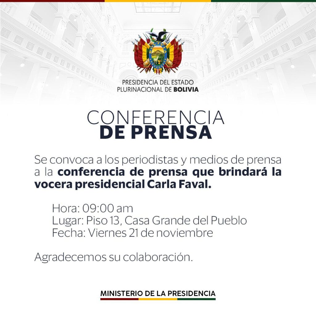 Carla Faval como vocera