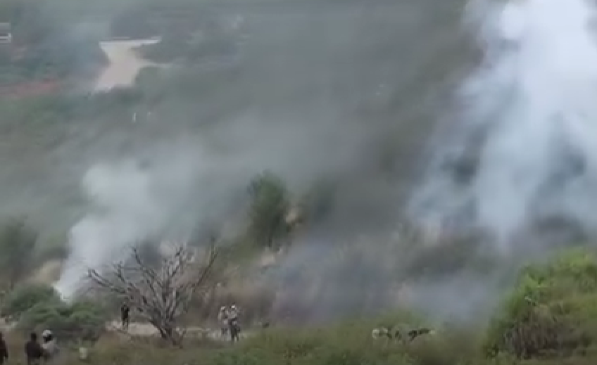 Una de las escenas de violencia registradas en Cotapachi. Foto Archivo