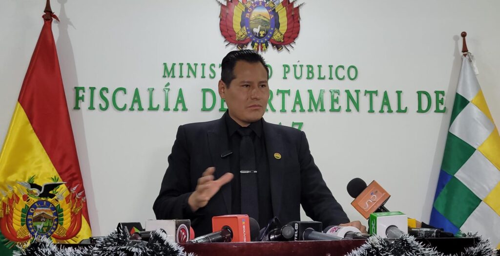 El fiscal departamental de La Paz, Luis Carlos Torrez. / Foto: Fiscalía.
