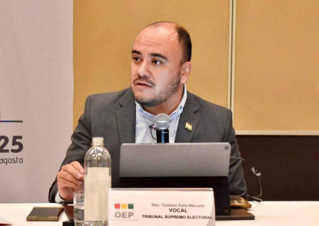 El vocal del TSE, Gustavo Ávila. / Foto: TSE.