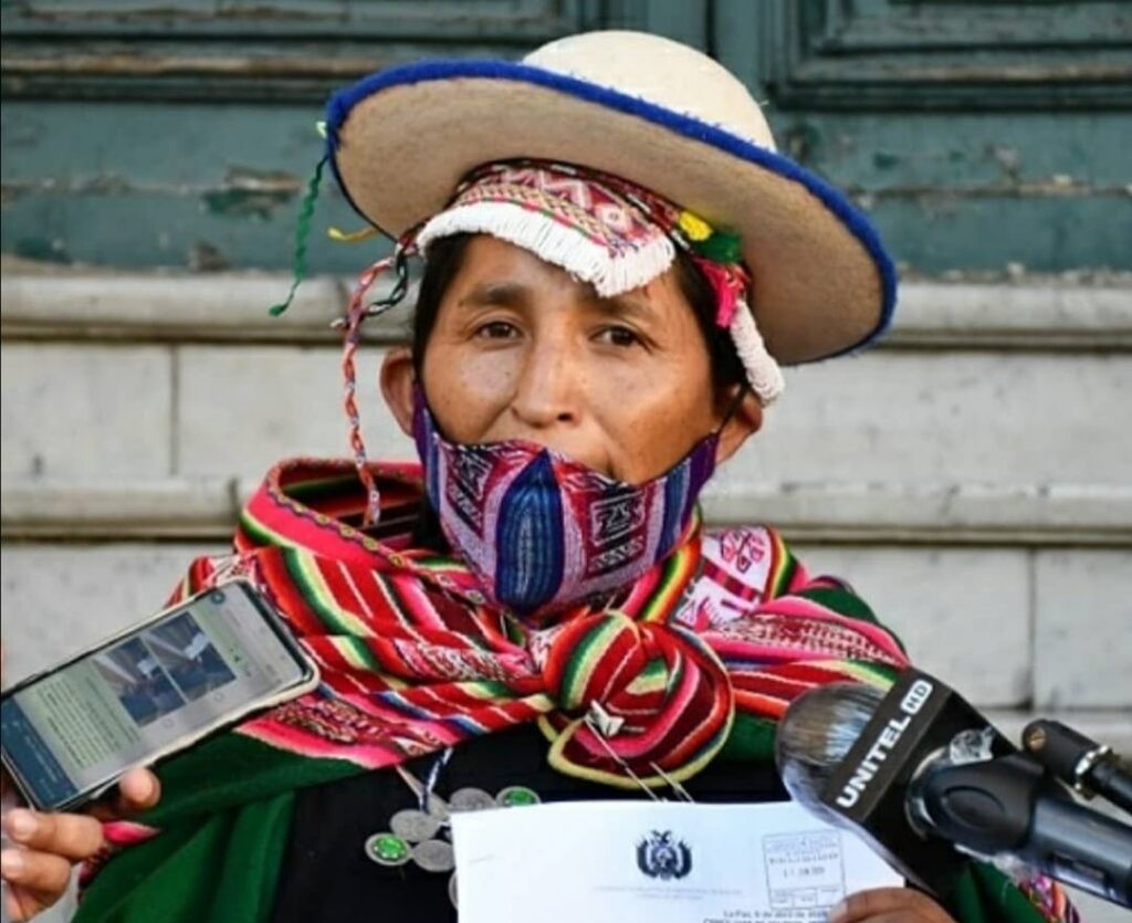 Exdiputada del MAS, Lidia Patty / Foto Archivo Hans DIGITAL