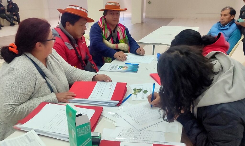 Inscripción de candidaturas en Potosí. / Foto: TED Potosí.