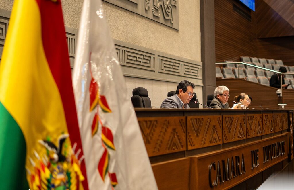 La sesión de la Cámara de Diputados del martes. Foto Diputados