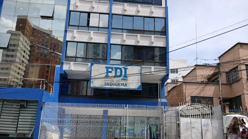 Oficinas del Fondo Indígena. / Foto: El Deber
