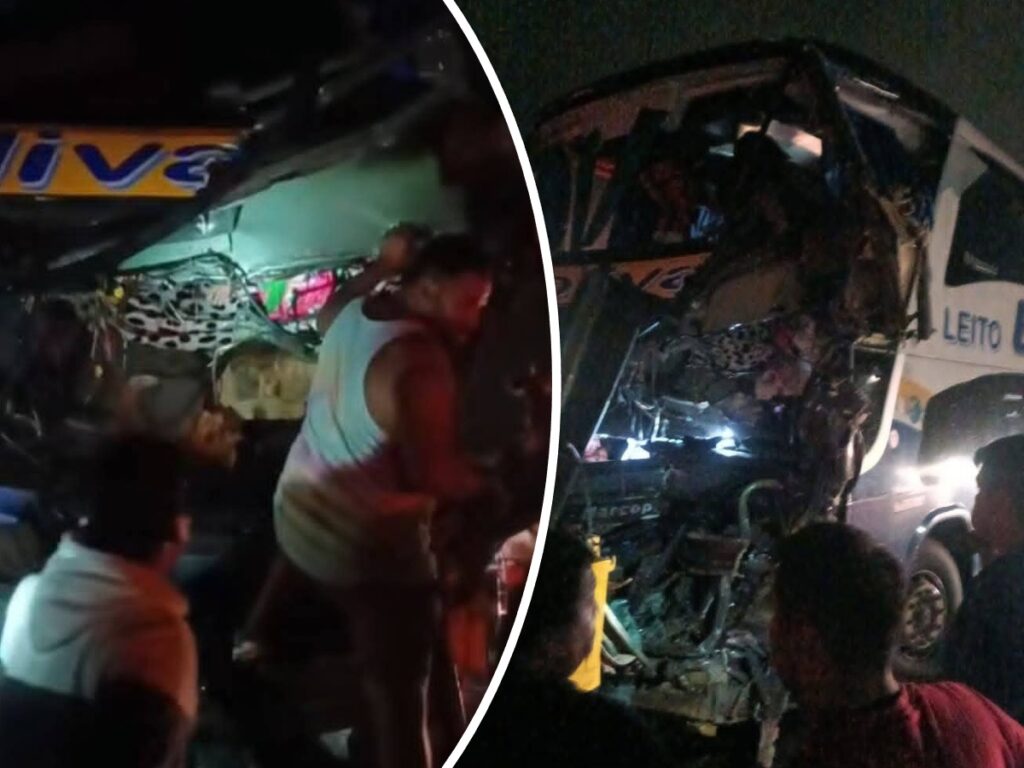 El accidente registrado en Yacuiba. / Foto: El Chaqueñito.