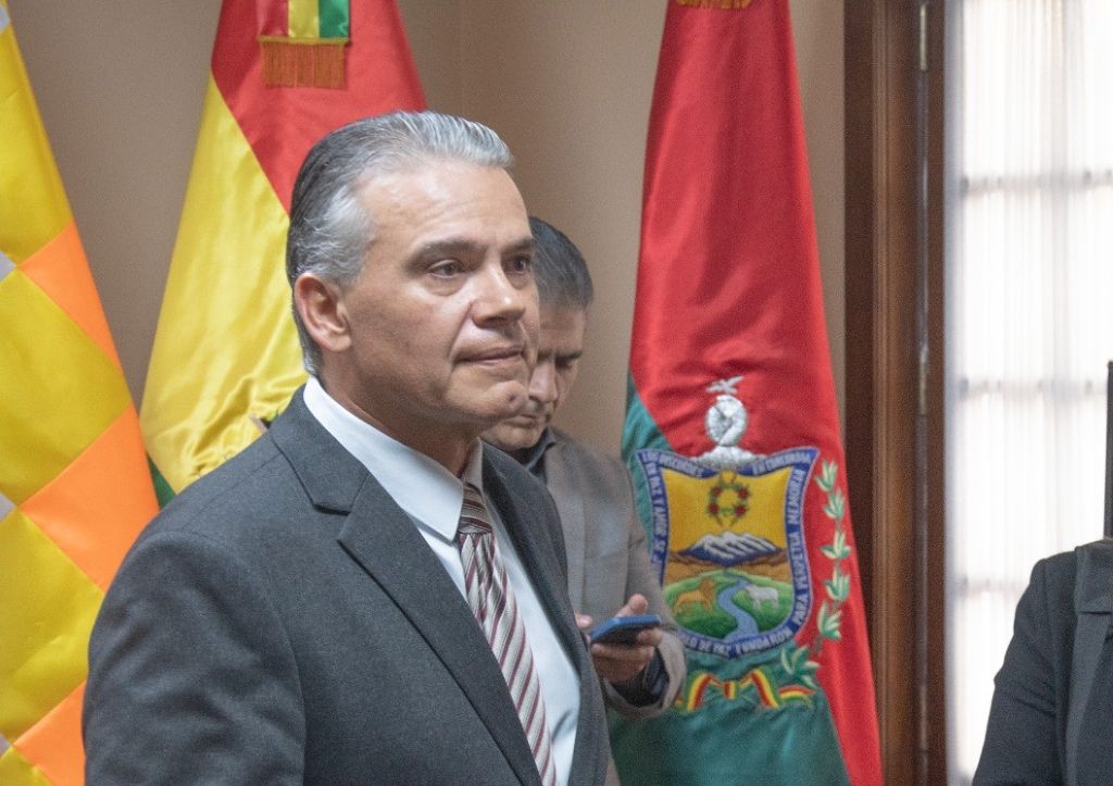 El viceministro de Defensa Social y Sustancias Controladas, Ernesto Justiniano. / Foto: VDSYSC - Gobierno.