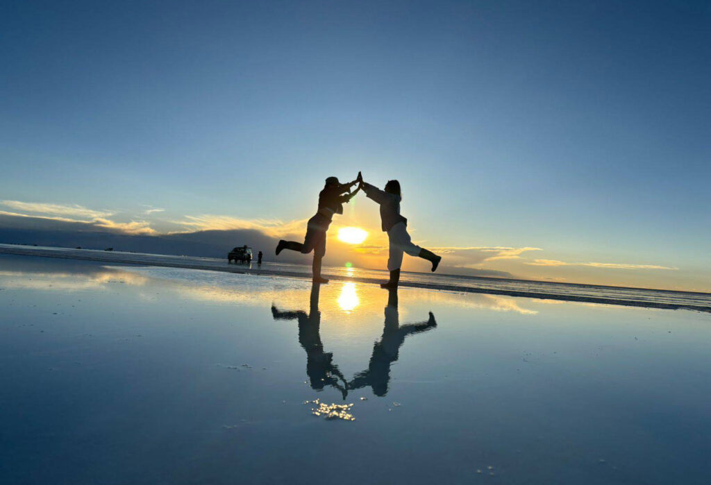 Una imagen el salar de Uyuni,