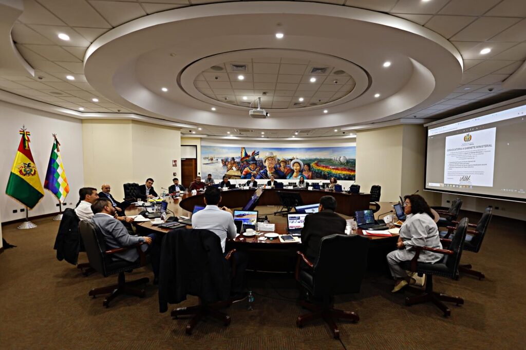 Una reunión del gabinete de ministros. / Foto: Facebook