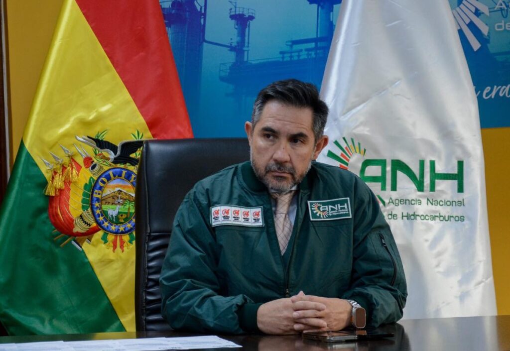 El director ejecutivo de la ANH, Freddy Zenteno. / Foto ANH.
