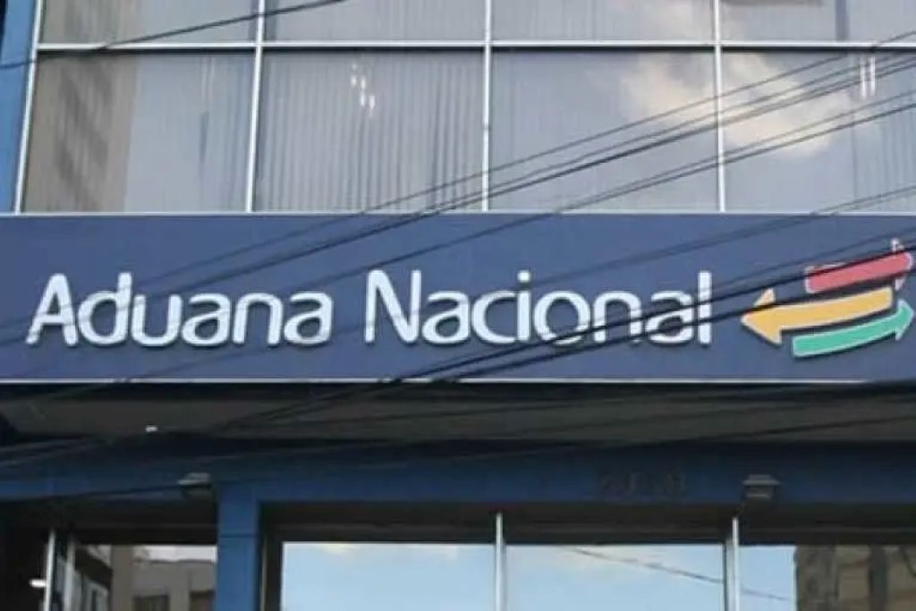 El logo de la Aduana Nacional. / Foto: RRSS.
