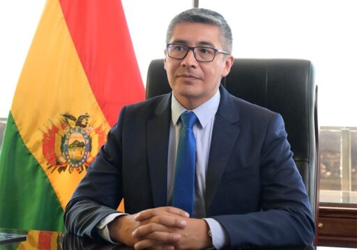El ministro de Economía y Finanzas Públicas, José Gabriel Espinoza. / Foto: MEYFP.