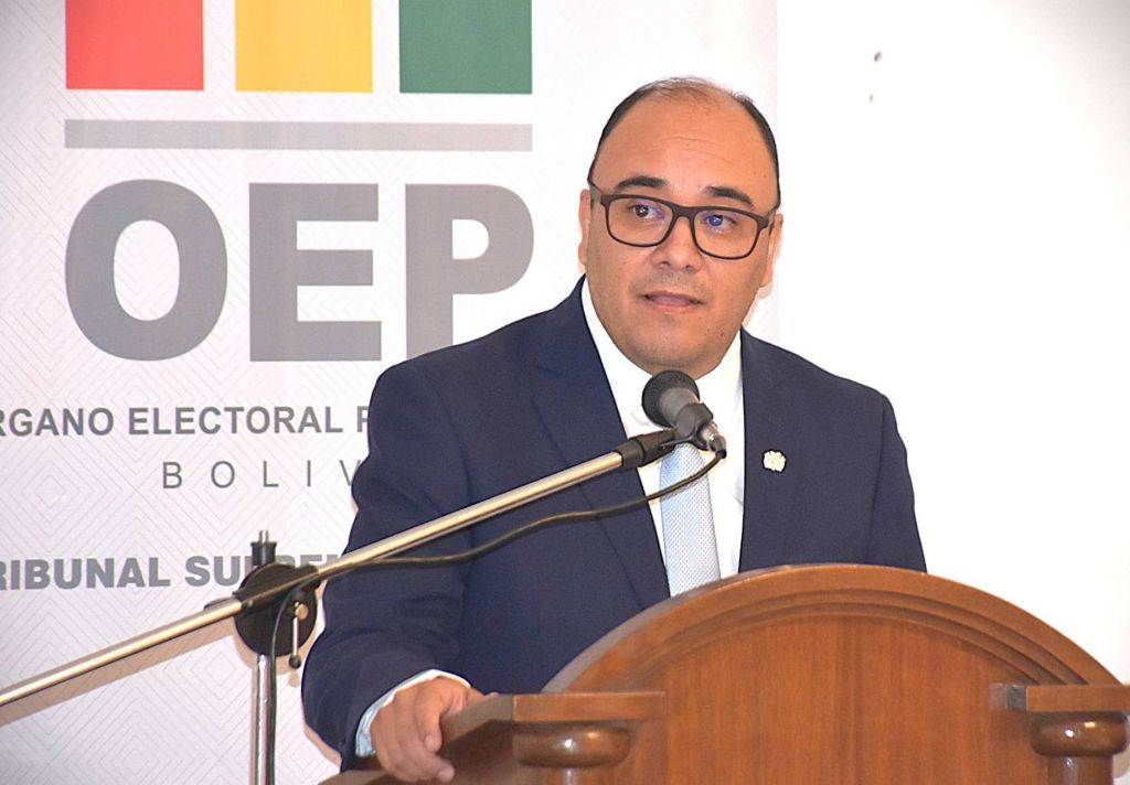 El presidente del TSE, Gustavo Ávila. / Foto: TSE.