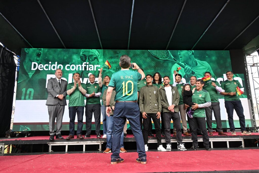 La presentación del proyecto de ley de incentivo al deporte. / Foto: RP.