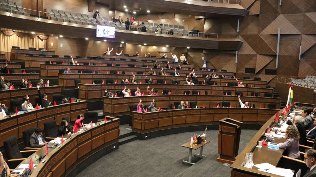 La sesión de la Cámara de Diputados en la cual se conformó la comisión especial. / Foto: CD.