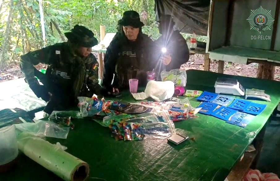 Uno de los laboratorios hallados por las FELCN. / Foto: FELCN.