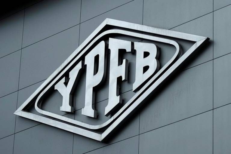 El logotipo de YPFB. / Foto: YPFB.