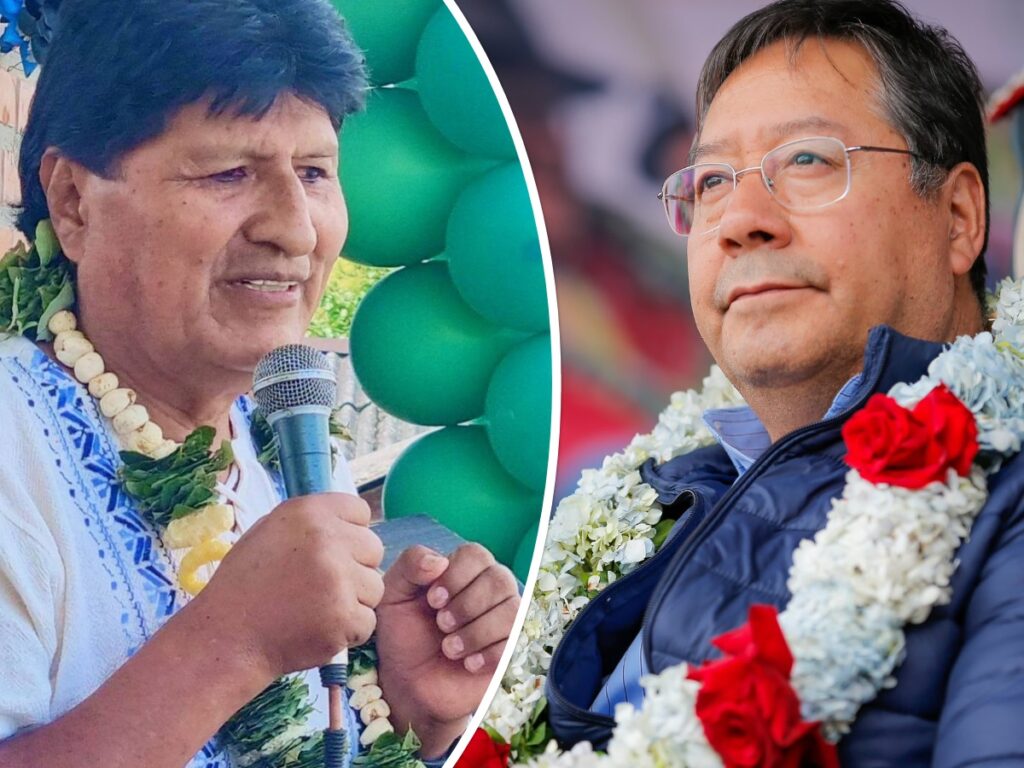 Evo Morales y Luis Arce. / Fotocomposición: eju.tv