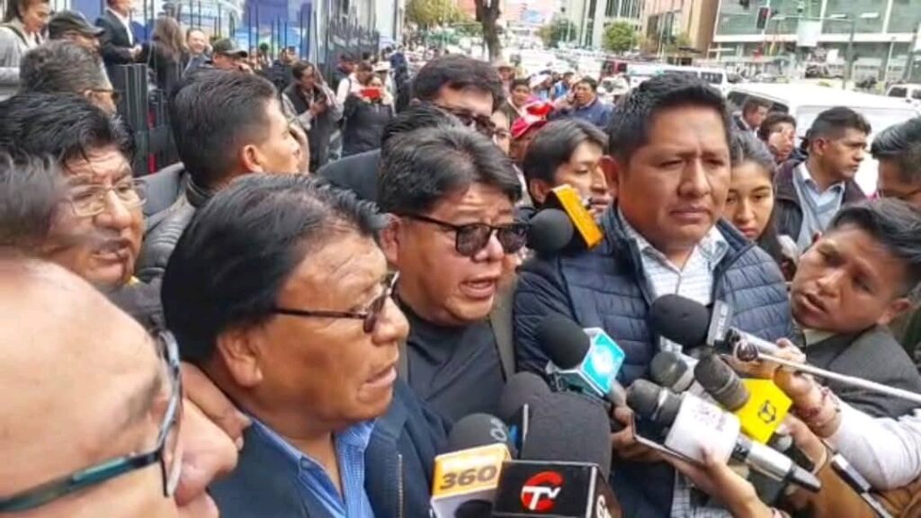 La dirigencia de los choferes. / Foto: RRSS