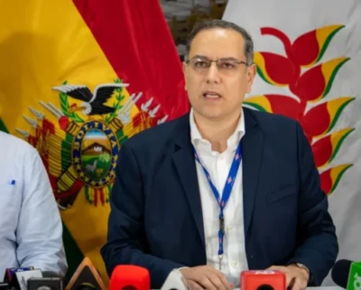Presidente de Yacimientos Petrolíferos Fiscales Bolivianos (YPFB), Yussef Akly. / Foto: YPFB.